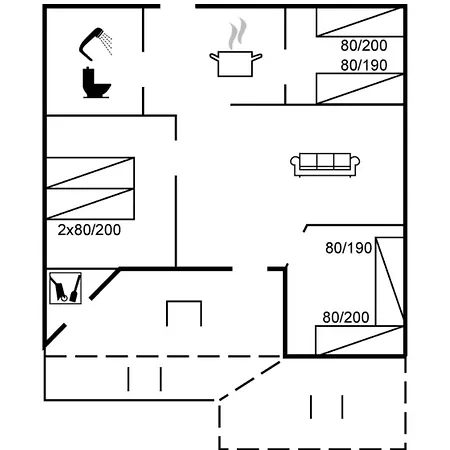 Feriehus Frederikke - 28km From The Sea By Interhome Toftlund